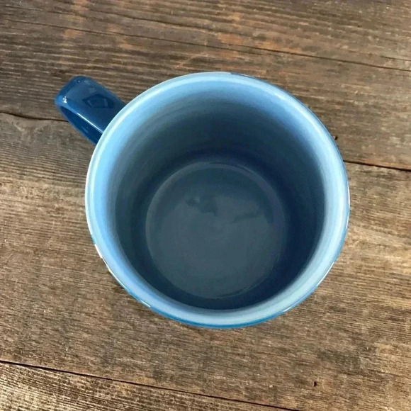 2008 Starbucks Large Blue Ceramic Mug - Picture 4 of 6